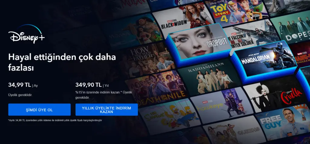 disney plus ucretleri