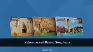 Kahramankart Bakiye Sorgulama